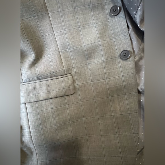 COLLECTION MICHAEL STRAHAN Mens Two Piece Suit Jacket 44S Pant 36Wx32L Gray - Picture 4 of 7